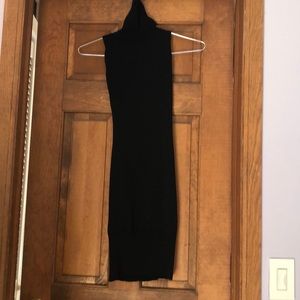 Black turtleneck dress